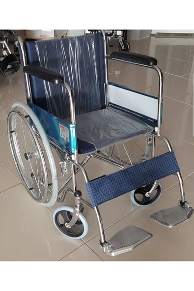 MEDİKALCİM Krom Kaplama Manuel Tekerlekli Sandalye ürün görseli