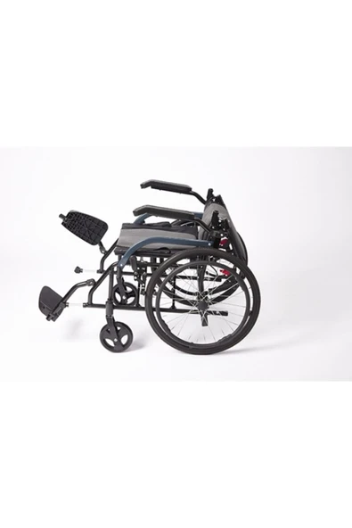 MEDİKALCİM 164 Refakatçi Manuel Tekerlekli Sandalye W864 - Resim 4