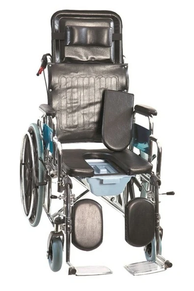 MEDİKALCİM Yemek Masalı Golfi-4 G 124 Multi-fonksiyonel Tekerlekli Sandalye - Resim 5