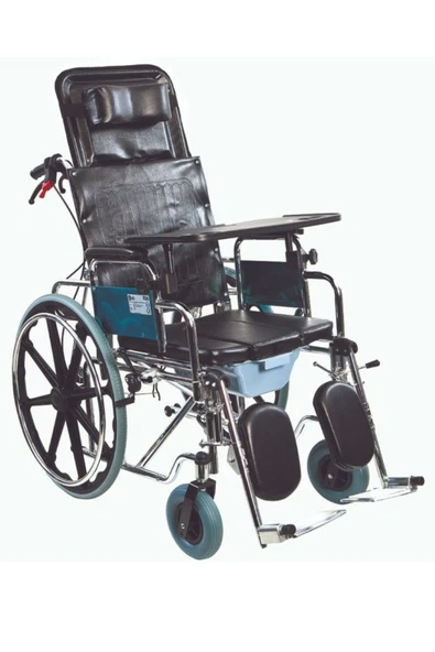 MEDİKALCİM Yemek Masalı Golfi-4 G 124 Multi-fonksiyonel Tekerlekli Sandalye ürün görseli