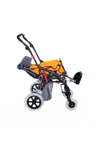 MEDİKALCİM Comfort Plus DM-8001 BUGGY 40 cm Turuncu Engelli Puseti - Resim 3
