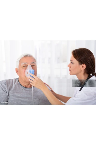 MEDİKALCİM Nebülizatör Maske Seti Nebül Maske 10 Adet Yetişkin
