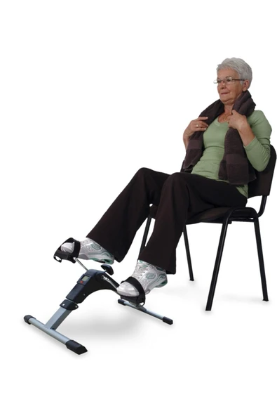 MEDİKALCİM Digital Ekranlı Egzersiz Bisikleti , Katlanabilir El Kol Ayak Egzersiz Pedalı