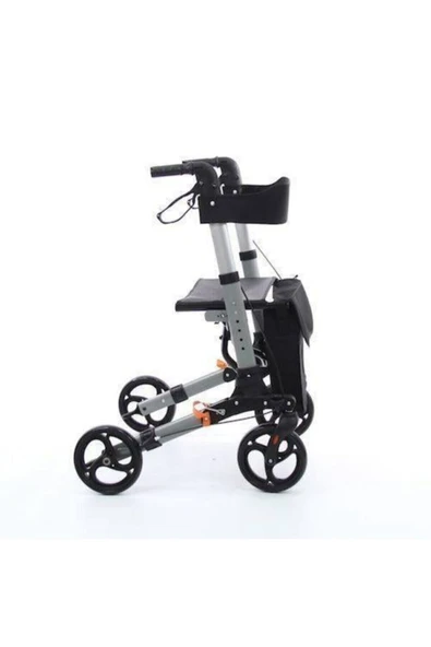 MEDİKALCİM Witra Frenli Yürüteç Aluminyum Tekerlekli Rolatör - Resim 2