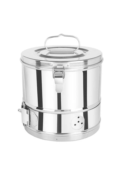 MEDİKALCİM 304 Kalite Paslanmaz Çelik Tromel 19 x 19 cm ürün görseli 1