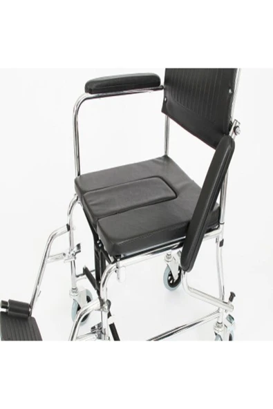 MEDİKALCİM Klozetli Tuvaletli Duş Banyo Wc Hasta Sandalyesi - Resim 7