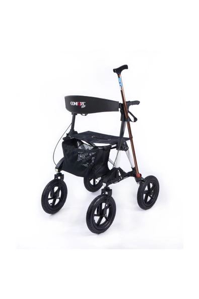 MEDİKALCİM Comfort Plus DM-800 Büyük Tekerlekli Alüminyum Rolatör ürün görseli