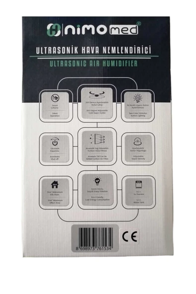 Nimo Ultrasonik Hava Nemlendirici Su Buhar Makinesi - 5