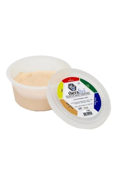 MEDİKALCİM Theraflex Ten Rengi El Egzersiz Hamuru 57 gr