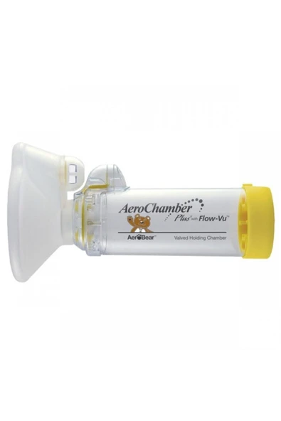 Aerochamber Flow-vu Medıum 1-5 Yaş Sarı