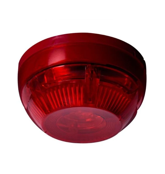 TEKNIM Teknim TFS-3192R Konvansiyonel Flasörlü Alarm Sireni, Kirmizi