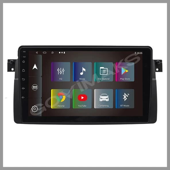 BMW E46 1998-2005 UYUMLU 2 GB RAM 32 GB HAFIZA ANDROID MULTIMEDIA TEYP - Resim 9