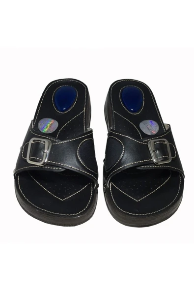 Iceman Vixen Pro Anatomik Hakiki Deri,air Taban,topuk Dikeni,kemik Çıkıntısı Ortapedik Bayan Terlik - 4