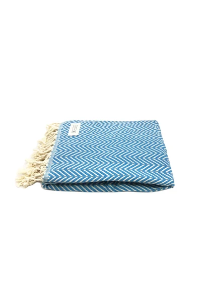 2'li Set Peştemal Plaj Havlusu , %100 Pamuk , Xxl 100x180cm, Marmaris, Mavi Pembe - 2
