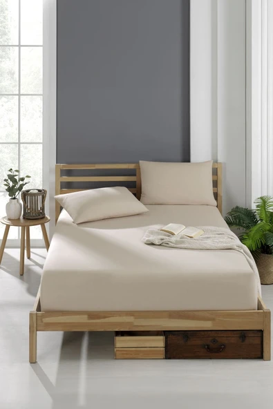 Battal Boy Ranforce 57 Tel Lastikli Çarşaf Seti 180x200 (2 Yastık Kılıfı Dahil)