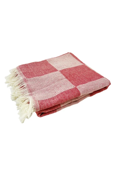 3'lü Set Dama Desenli Peştamal Plaj Havlusu 70x155 Cm - 4