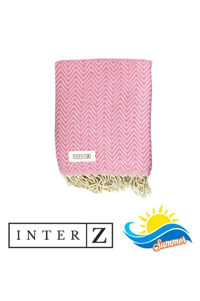 Pamuk Plaj Havlusu Xxl 100x180cm Marmaris Pembe ürün görseli