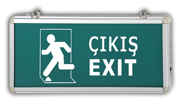 5 Adet CATA CT 9166 3W Çift Yönlü Ledli Exıt Çıkış Armatürü