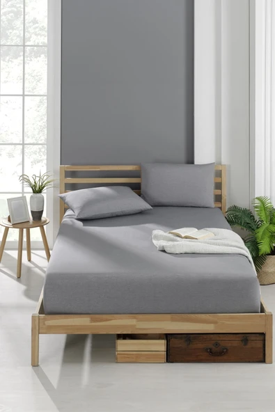 Battal Boy Ranforce 57 Tel Lastikli Çarşaf Seti 180x200 (2 Yastık Kılıfı Dahil)