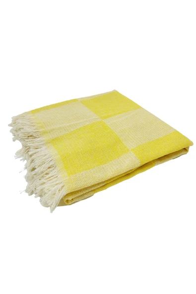 2'li Set Dama Desenli Peştamal Plaj Havlusu 70x155 Cm - Resim 6