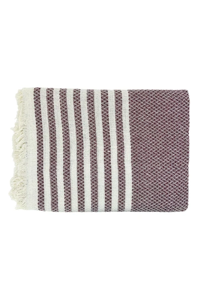 Örgü Desenli Saçaklı Tek Kişilik Pike 170x220 Cm - 2