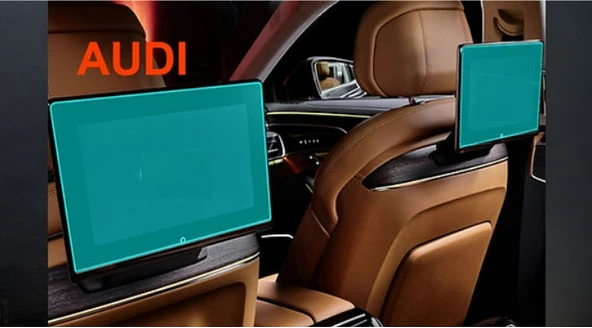 Audi S8 2023-2024 Model Arka Koltuk Tv HD Uyumlu 2 Adet 9H Nano Ekran Koruyucu