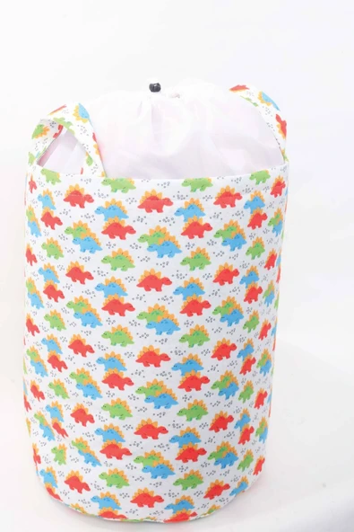 Horose Dinazor Desenli Çok Amaçlı Çamaşır Sepeti - 2