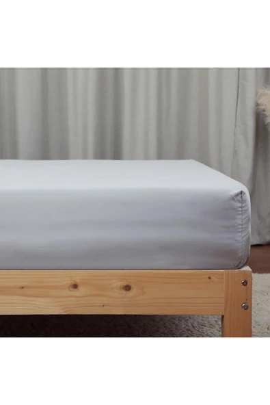 Düz Pamuk Saten Lastikli Çarşaf Seti (3 Farklı Ebat) - 5