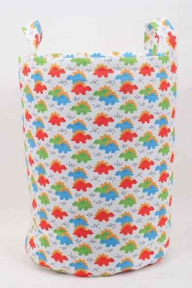 Horose Dinazor Desenli Çok Amaçlı Çamaşır Sepeti - 3