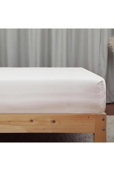 Düz Pamuk Saten Lastikli Çarşaf Seti (3 Farklı Ebat) - 5