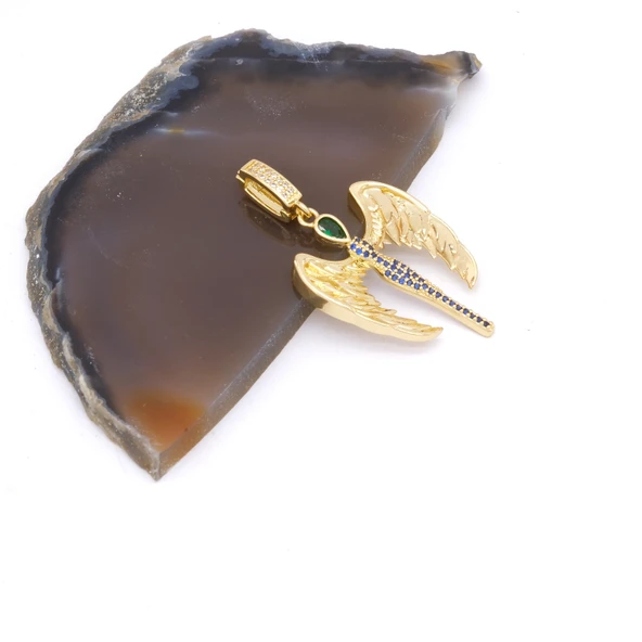 Ajda Charm Çelik Altın Kaplama Kadın Melek Model-CHR-111 ürün görseli