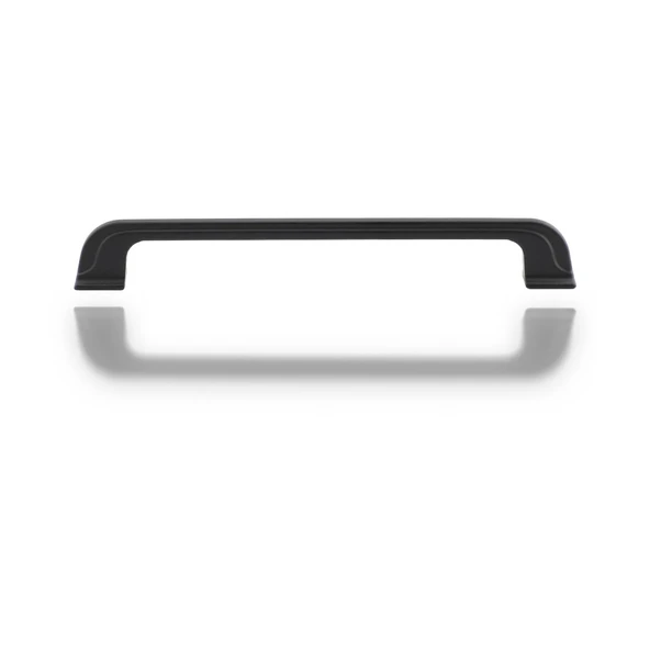 10 Adet Alperen Düz Mobilya Mutfak Dolabı Çekmece Dolap Kulpu 128 MM-12.8 CM Kulbu Siyah Metal Kulp - 4