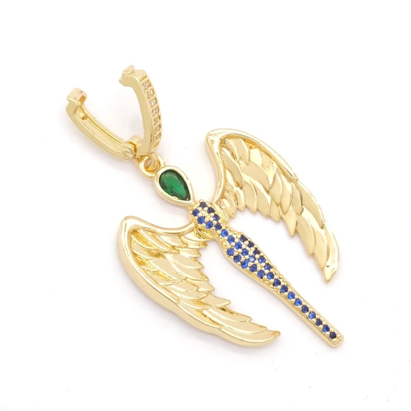 Ajda Charm Çelik Altın Kaplama Kadın Melek Model-CHR-111 - Resim 2