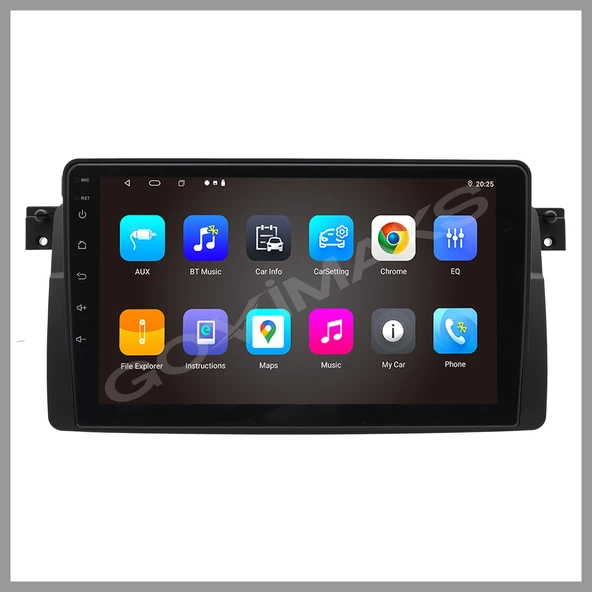 BMW E46 1998-2005 UYUMLU 6 GB RAM 128 GB HAFIZA ANDROID MULTIMEDIA TEYP - Resim 6