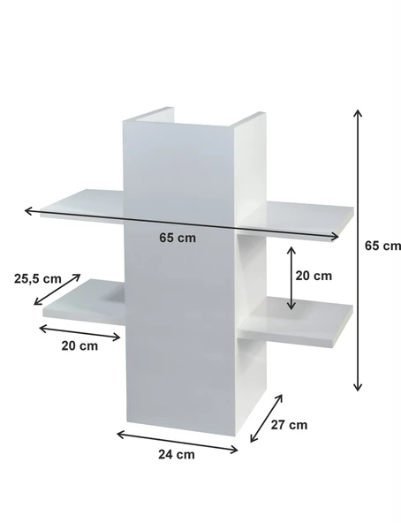 Banyo Dolabı, Düzenleyici Dolap, Lavabo Altı Kapama Kutusu ,Beyaz, AsudeHome - 2