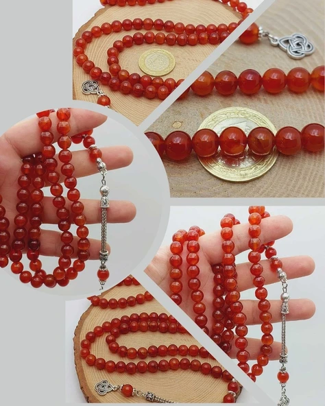 Yemen Akik Taşı 99luk Tesbih 8mm (55998) ürün görseli