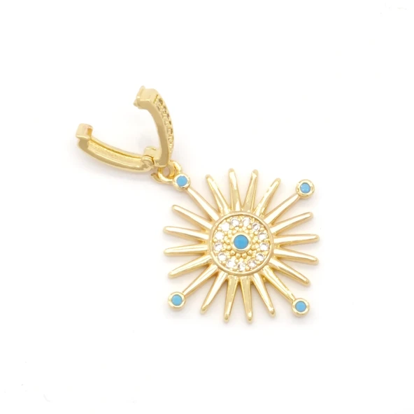 Ajda Charm Çelik Altın Kaplama Kadın Güneş Model-CHR-117 - Resim 2