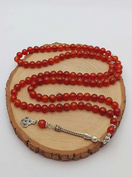 Yemen Akik Taşı 99luk Tesbih 8mm (55998) - Resim 2