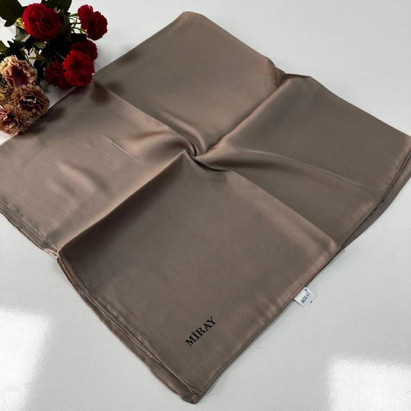 Miray Düz Kristal Eşarp Kapiçino LTA0536