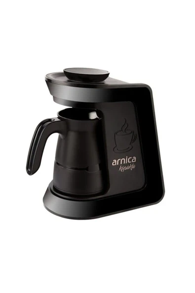 Arnica IH32059 Köpüklü Eko Otomatik Türk Kahve Makinesi 4 Kişilik  Siyah 650W
