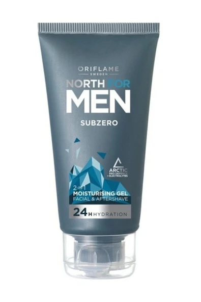 ORİFLAME Erkekler Için North For Men Subzero 2'si 1 Arada Nemlendirici Jel Losyon - 50 ml