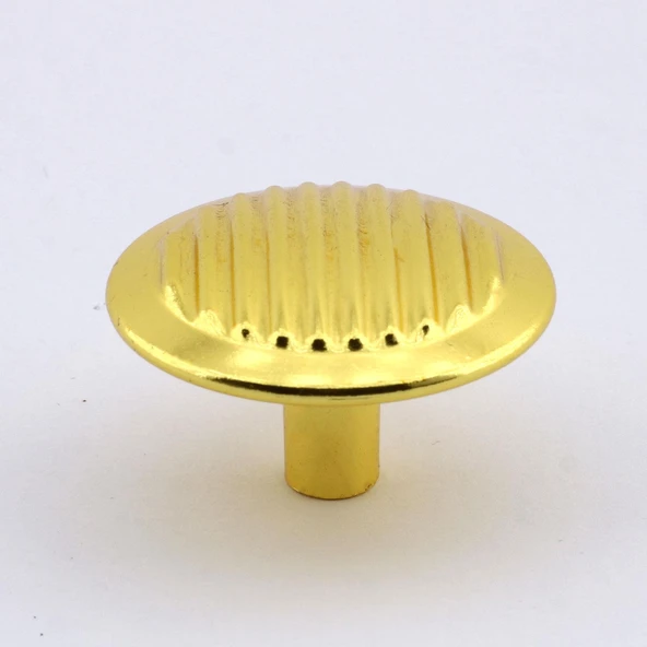 10 Adet Prizma Yuvarlak Kulp Mobilya Mutfak Dolabı Çekmece Dolap Kulplar Kapak Kulp Kulbu Metal Gold - 4