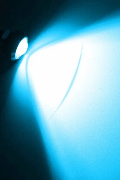 ASTRALED  Buz Mavi Ayna Altı Kartal Göz 2'li Led - ATV Motosiklet Minibüs - Resim 2