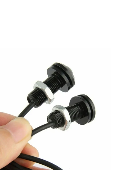 ASTRALED  Buz Mavi Ayna Altı Kartal Göz 2'li Led - ATV Motosiklet Minibüs - Resim 4