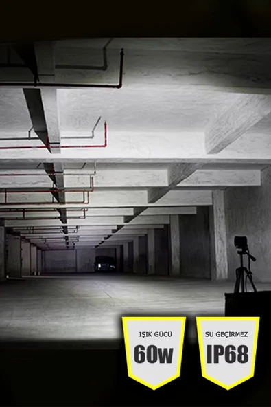 ASTRALED  60Watt Çalışma Lambası Kamyon Sis Farı Motosiklet Off-Road LED Lamba - 4