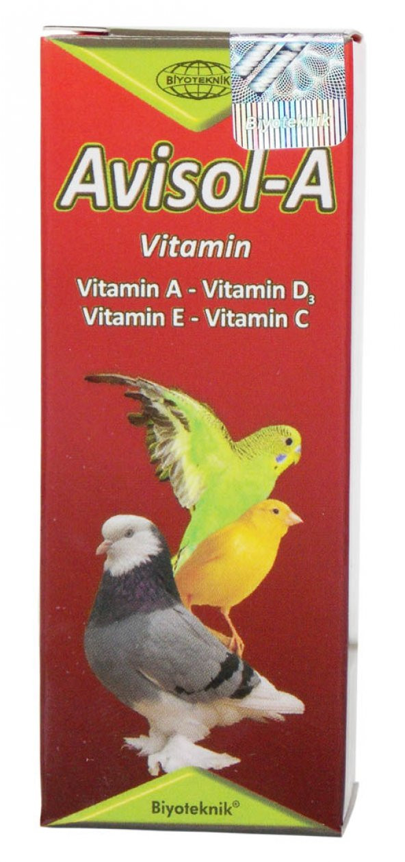 Muhabbet Kuşu D3 Vitamini - Avisol A