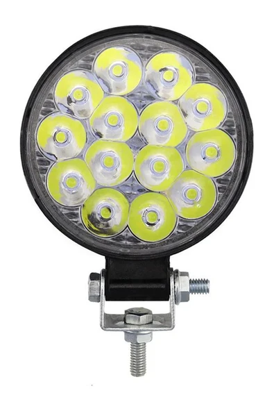 ASTRALED  72W 12-24 Volt Yuvarlak Spot Far Oto Çalışma Lambası ATV Kamyon Tır Traktör Offroad - 3