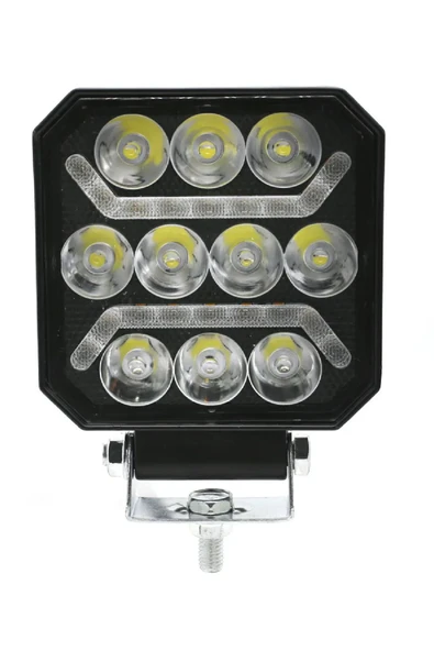 ASTRALED  Oto Çalışma Lambası 4 inç 12-24V DRL Sarı 2 Mod Flash Traktör Tır Kamyon Tekne Projektör Sis Farı - 5