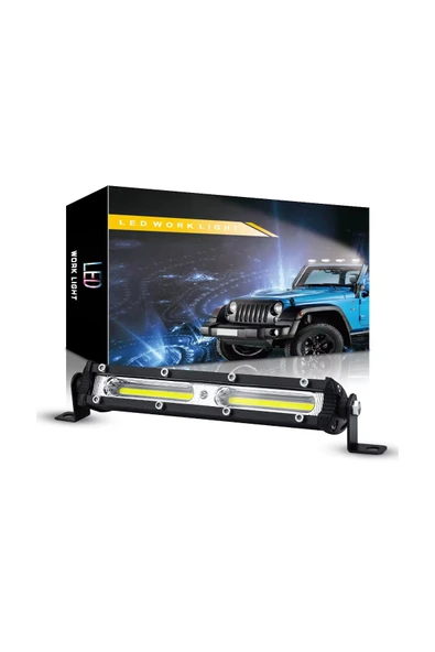 ASTRALED  18W 15 cm COB LED Off Roan LED Bar ATV Kamyon Tır Traktör İş Makinesi - 2