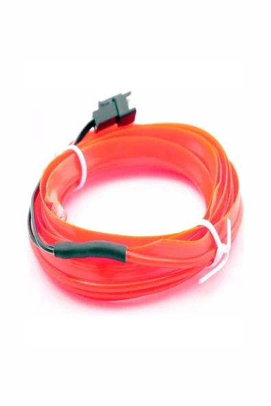 ASTRALED  Araç Içi Kırmızı Neon Ledi Ip Led Torpido Ledi 2 Metre Neon Led - 4